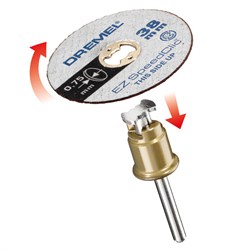 DREMEL® EZ SpeedClic: тонкие отрезные круги 5-Pack. [2615S409JB] - фото 27907