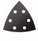Bosch Набор из 5 шлифлистов 93 mm, 120 2608605194
